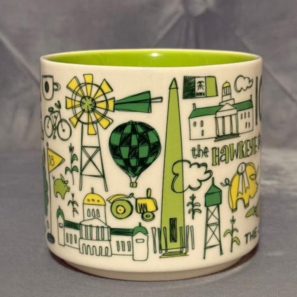Starbucks Iowa Been There Series Ceramic Coffee Mug, 14 Oz - Picture 2 of 6